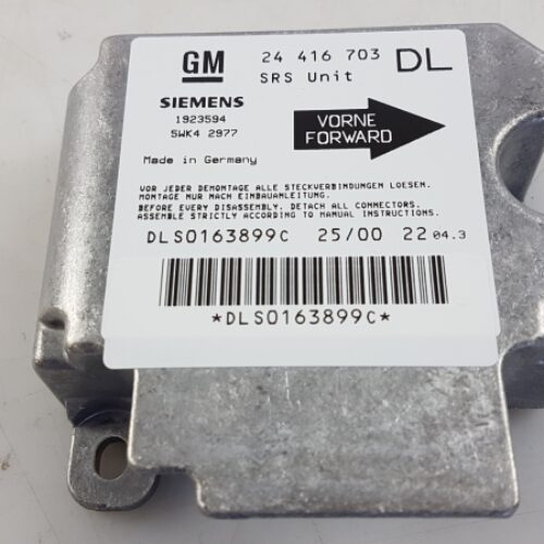 Control Unit, Airbag, 9195790