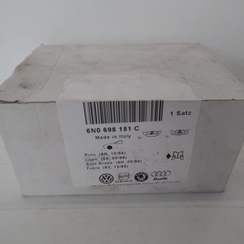 Brake Pad Set, 6N0698151C