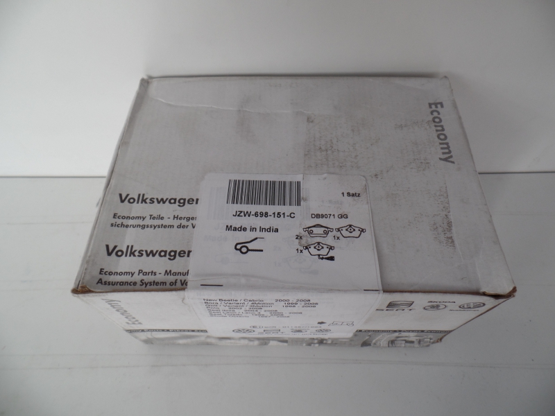 Brake Pad Set, JZW698151C