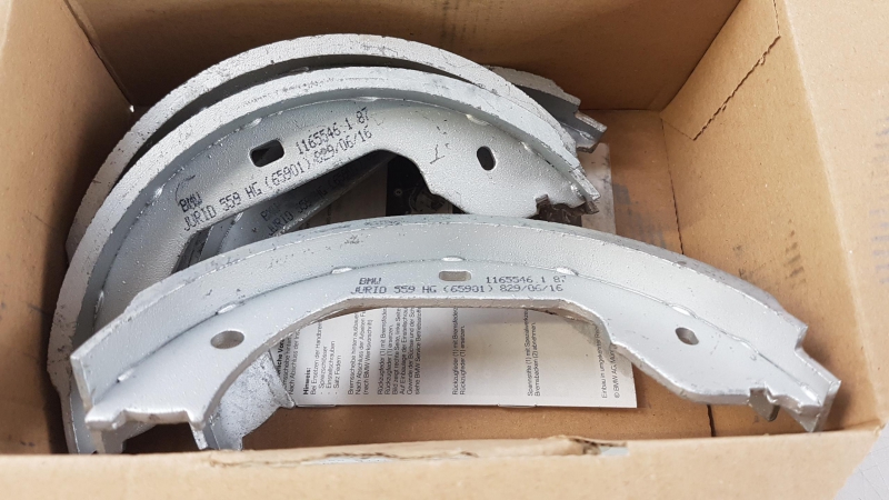 Brake Shoe Set, Parking Brake, 34416761293