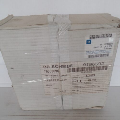 Brake Disc Set (2pc), 9196592