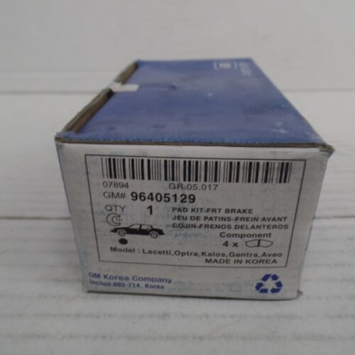 Brake Pad Set, 96405129