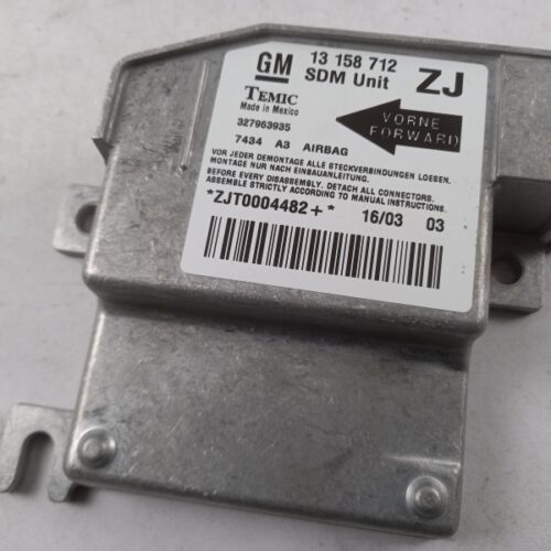 Control Unit, Airbag, 93177229