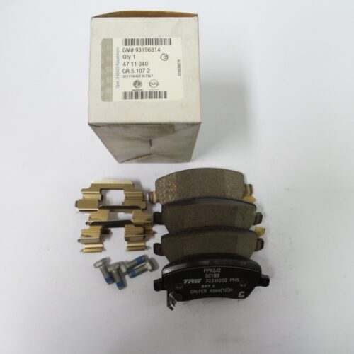 Brake Pad Set, 93196814