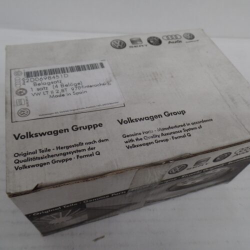 Brake Pad Set, 2D0698451D