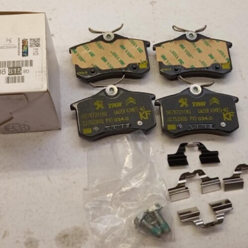 Brake Pad Set, 1608681580