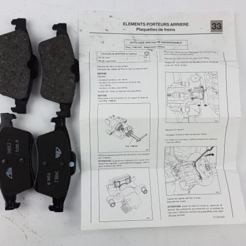 Brake Pad Set, 7701206609