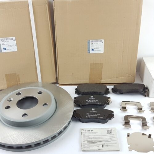Brake Set (2 Discs, 4 Pads), 95516089