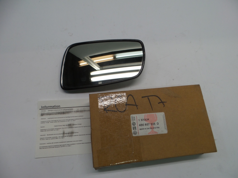 Mirror Glass, Outside Mirror, 4B0857535D