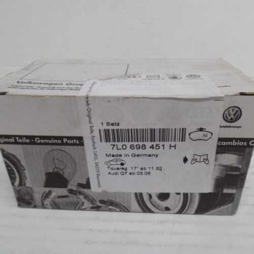 Brake Pad Set, 7L0698451H