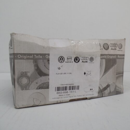 Brake Pad Set, 8K0698151L